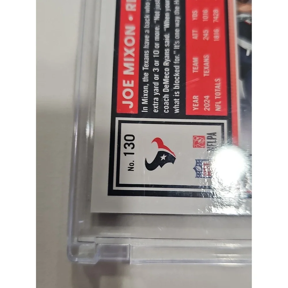 JOE MIXON 2025 DONRUSS PURPLE OPTIC FOOTBALL TEXANS  SP NFL /15